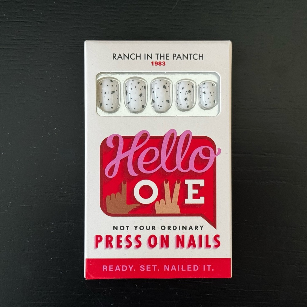 Hello Love Press On Nails - Ranch in the Pantch